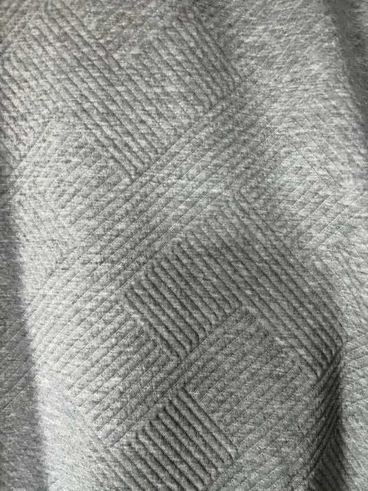 10101 HEATHER GRAY TEXTURED MATCHING SET