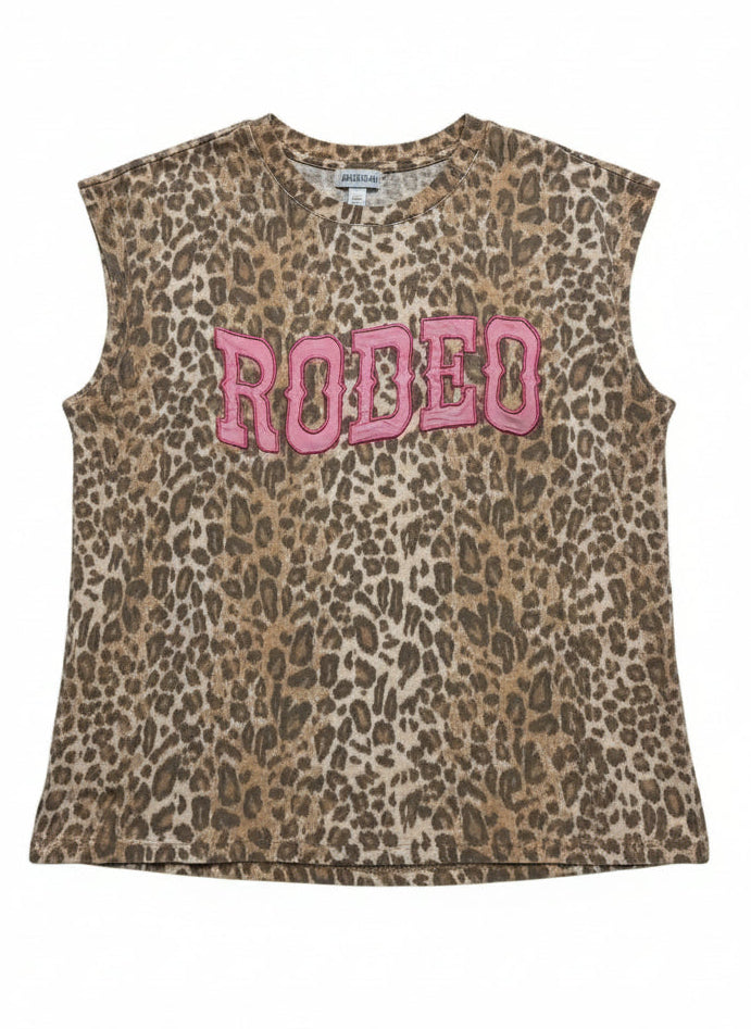 VR3 VINTAGE CHEETAH PINK "RODEO" TANK(7 PIECE- WOMEN)