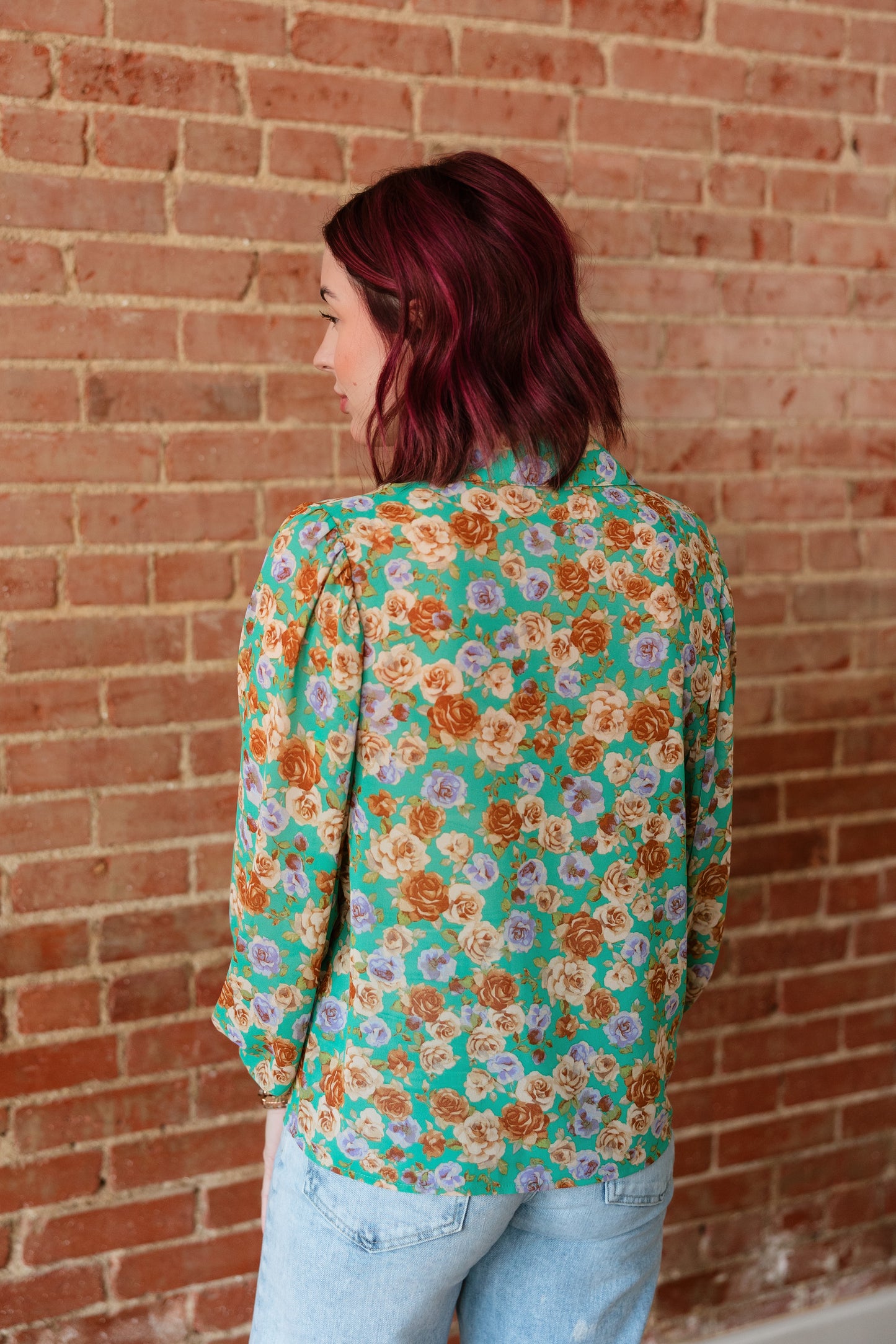 TH24 GREEN FLORAL (7 Piece)