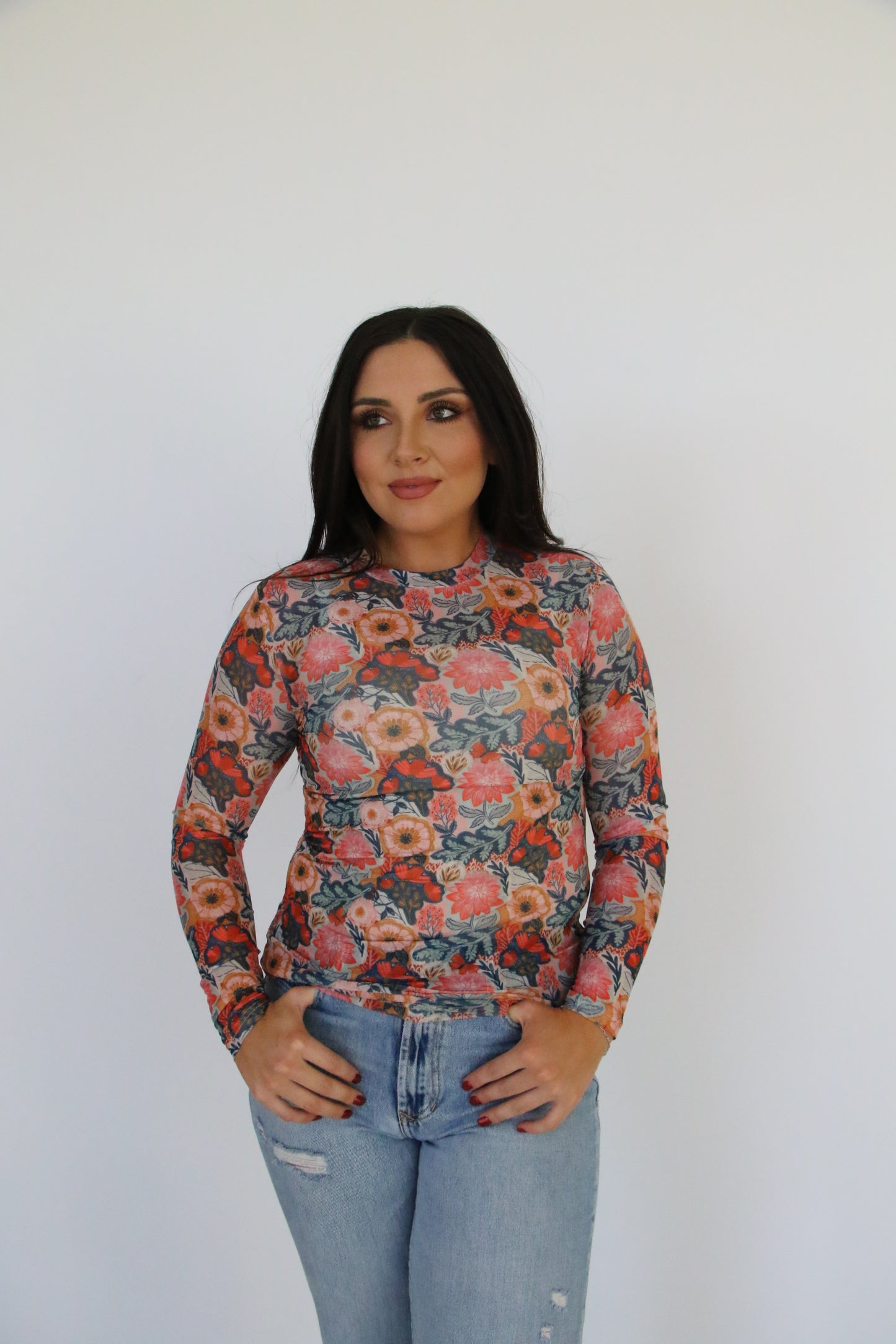 TH1221 VINTAGE POPPIE MESH TOP (7 Piece)