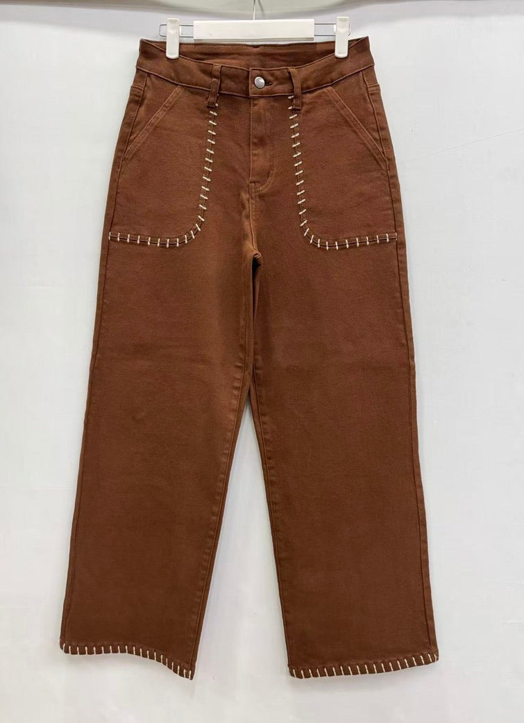 TH245 BROWN JEANS (8 Piece)