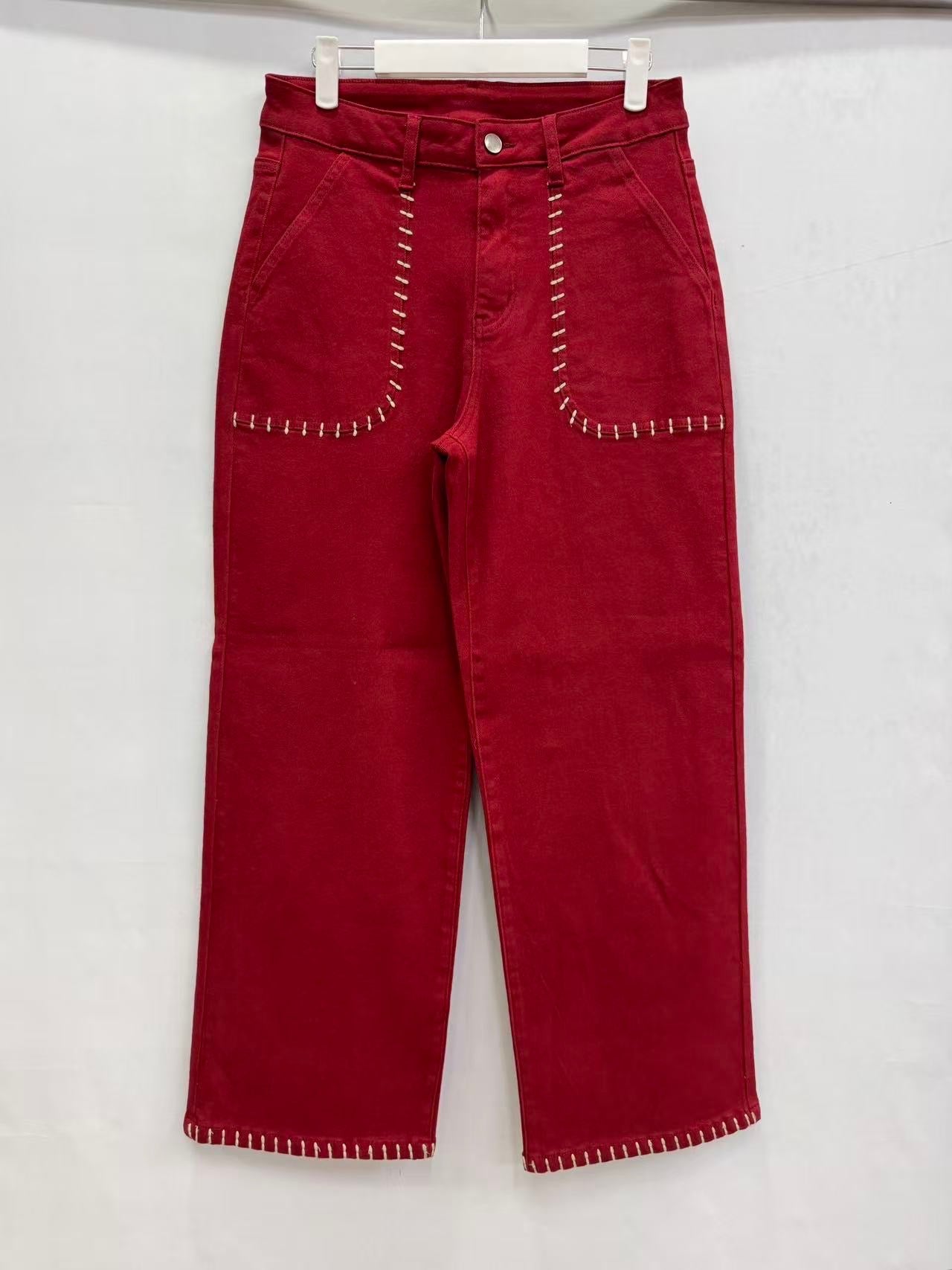 TH245 RED JEANS (8 Piece)