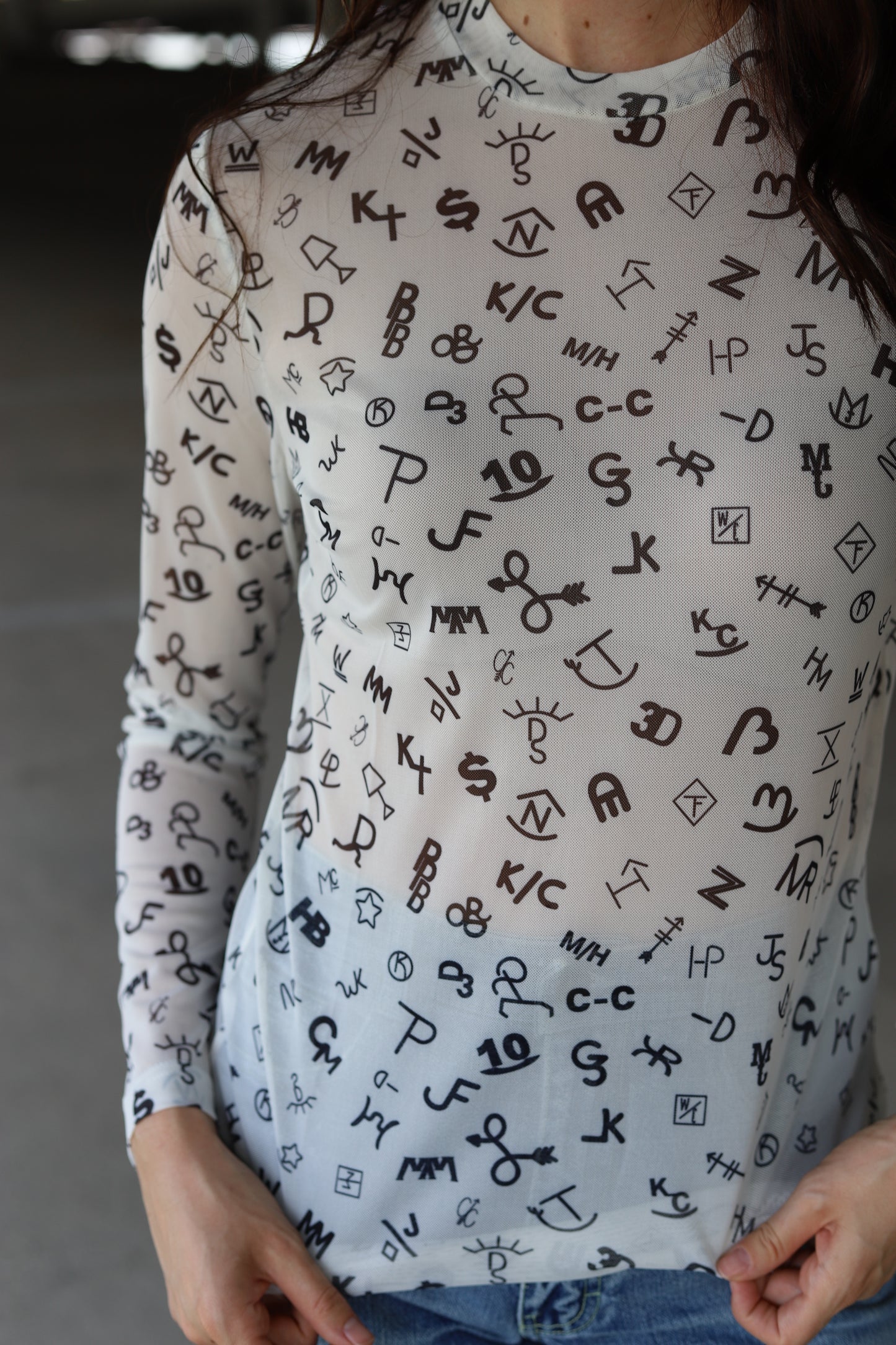 SINGLE SALE TH1221 S41 MESH WHITE BRAND TOP (1)