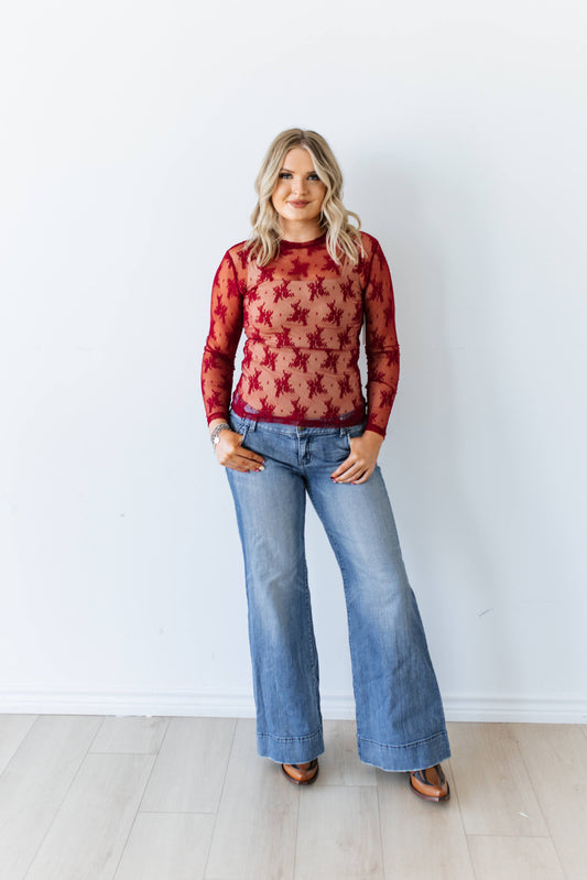 TH1221 NEW RUST LACE (7 PIECE)