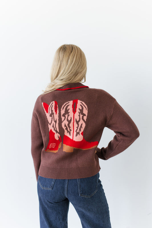 TH3921 DOUBLE HORSESHOE SWEATER(7 Piece)