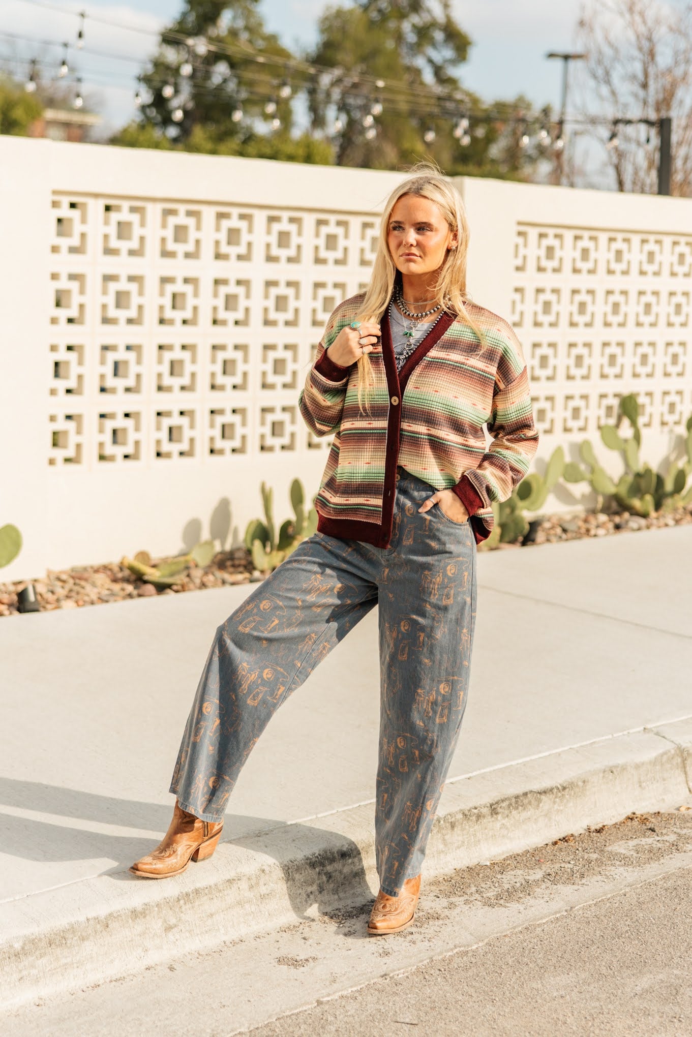 TH222 GREEN SERAPE CARDI (7 Piece)