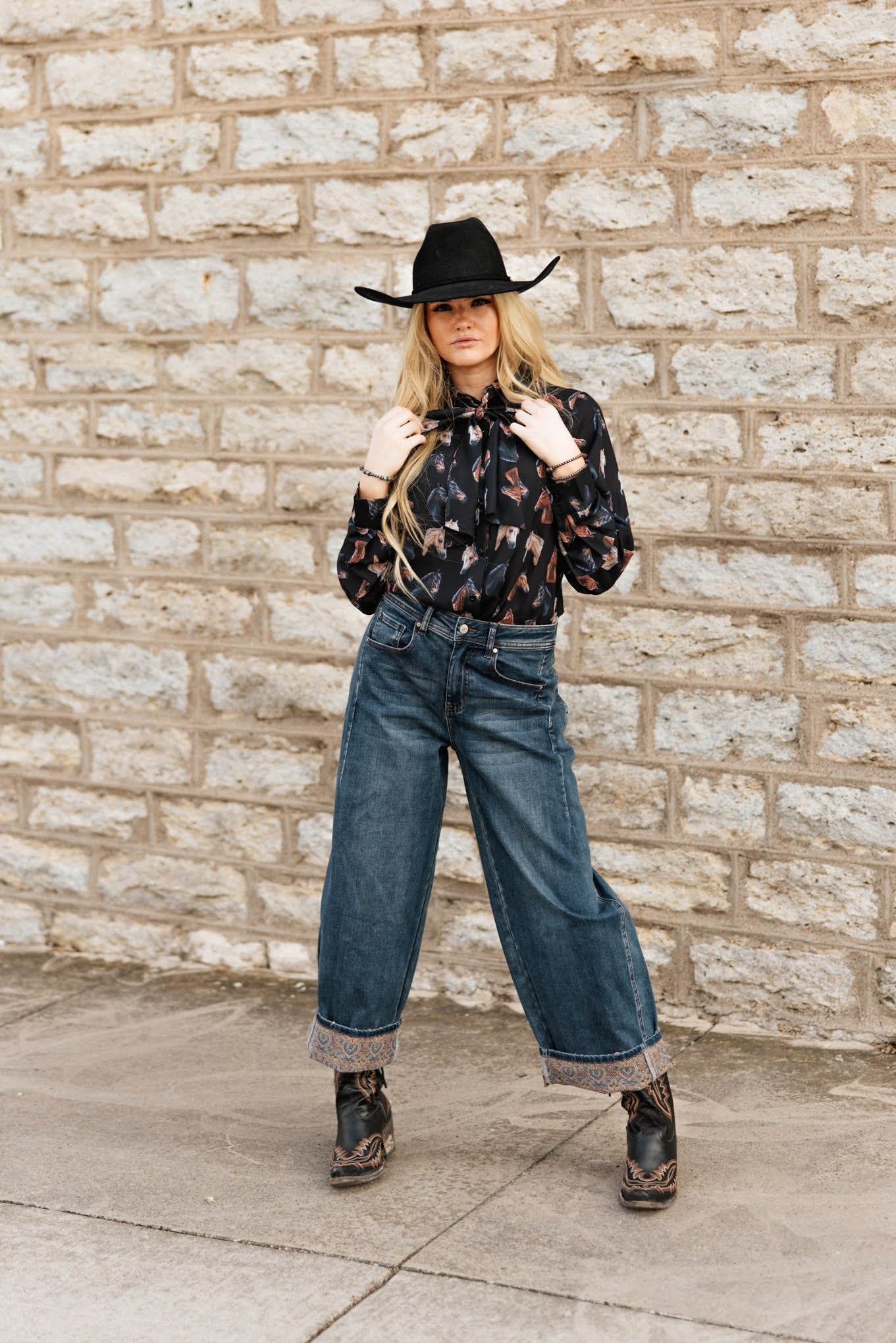 TH201 DENIM CUFF JEANS (7 PIECES)