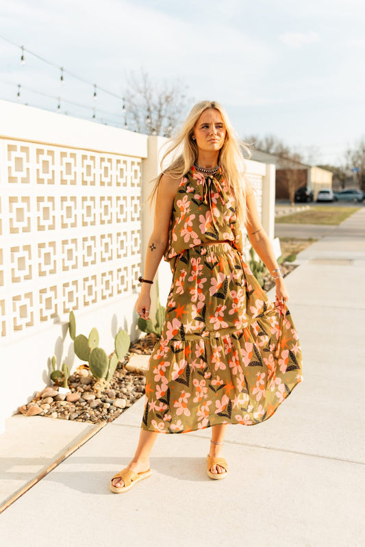 TH6501 SKIRT - FLOWER DOT (7 PIECE)