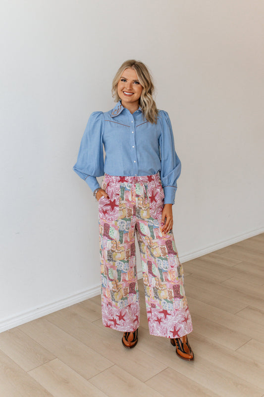 TH11 CHAMBRAY - HORSESHOE (7 PIECE)
