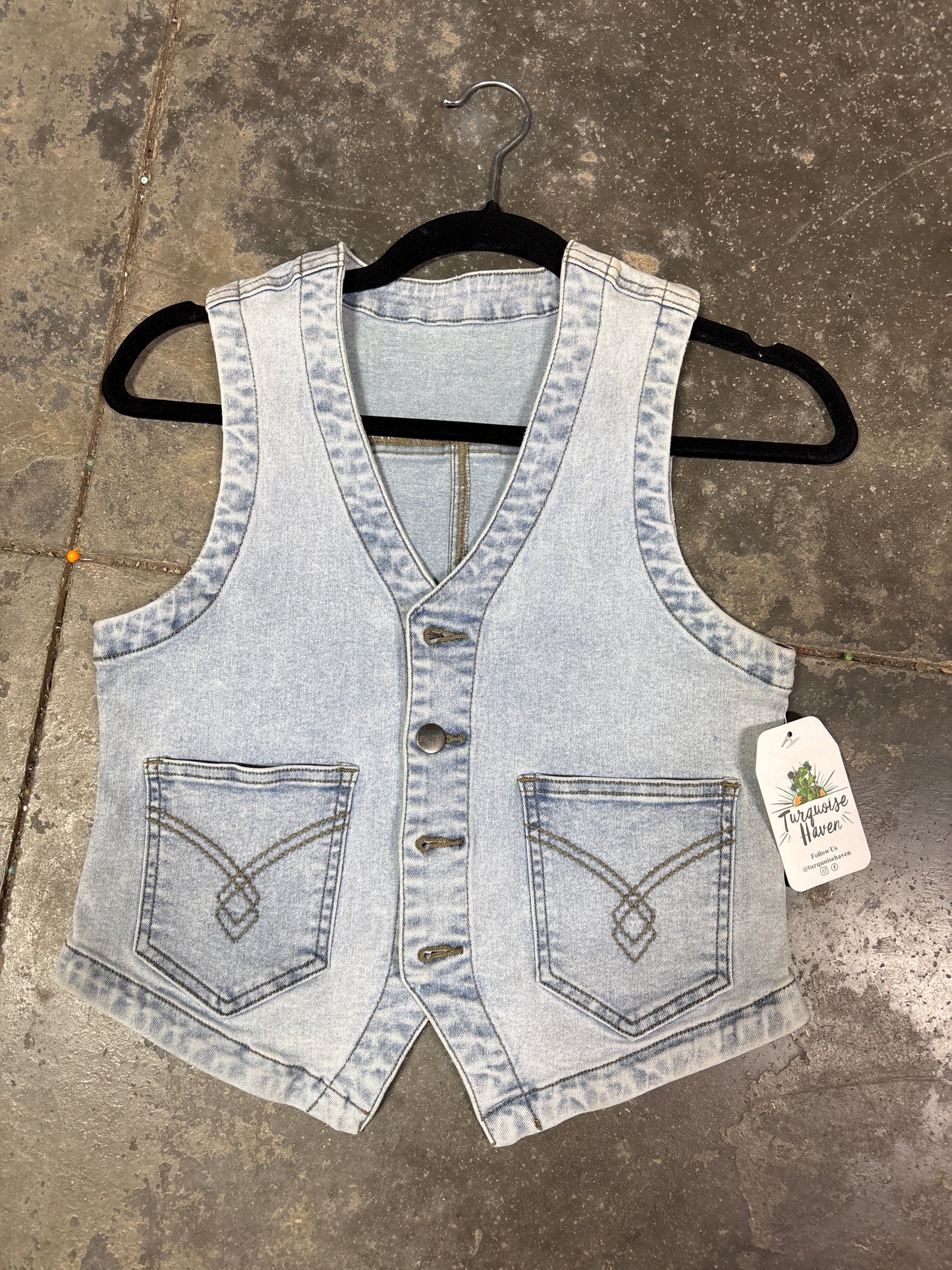 TH9800 LIGHT DENIM VEST (7 PIECE)