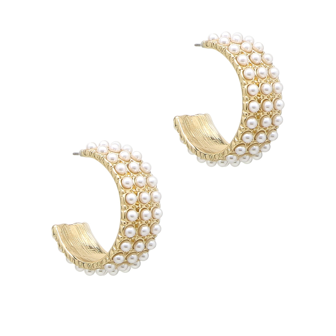 3600 R4-84 OPEN HOOP EARRINGS GOLD