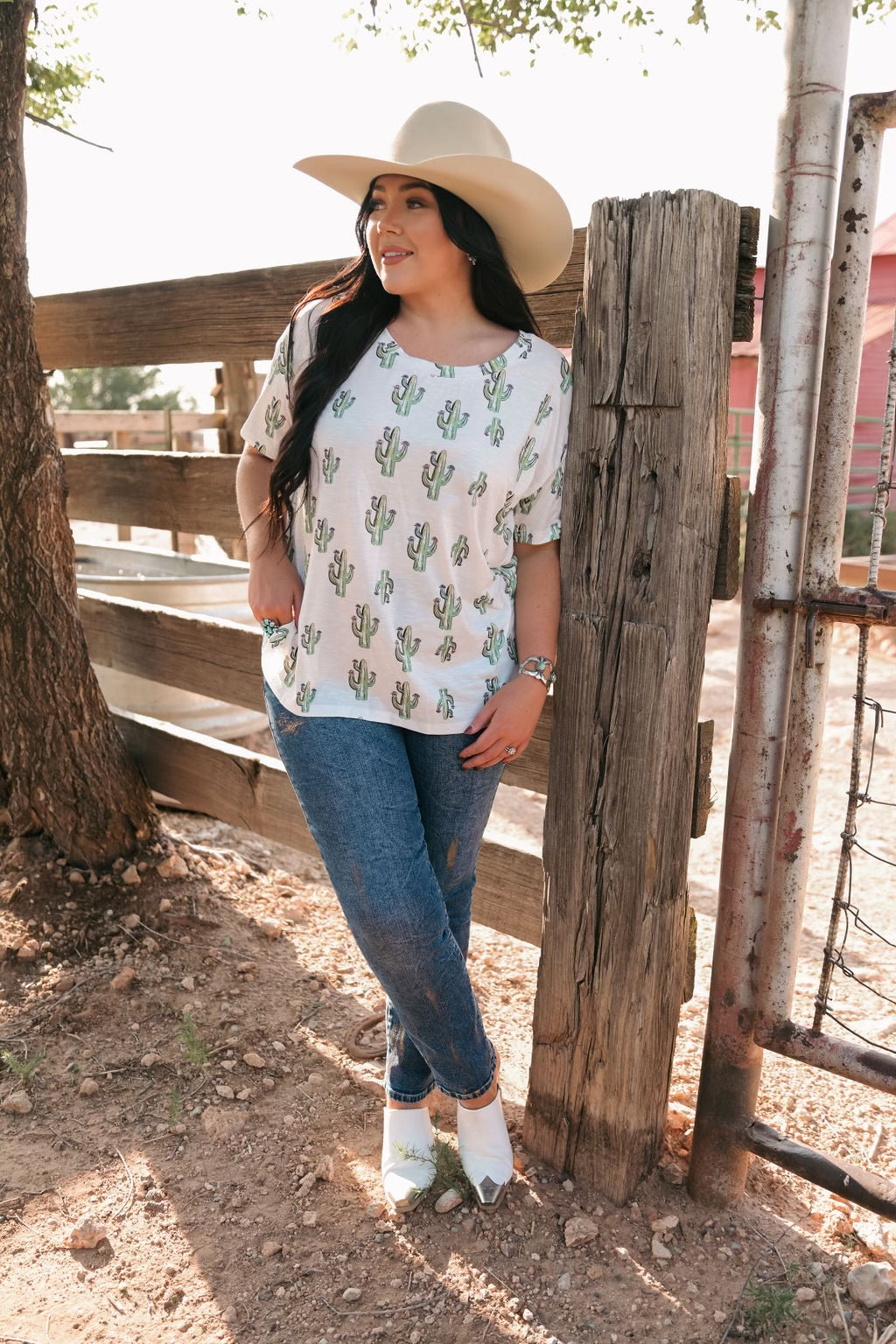 1502 CACTUS CREW NECK TEE (7 Piece)