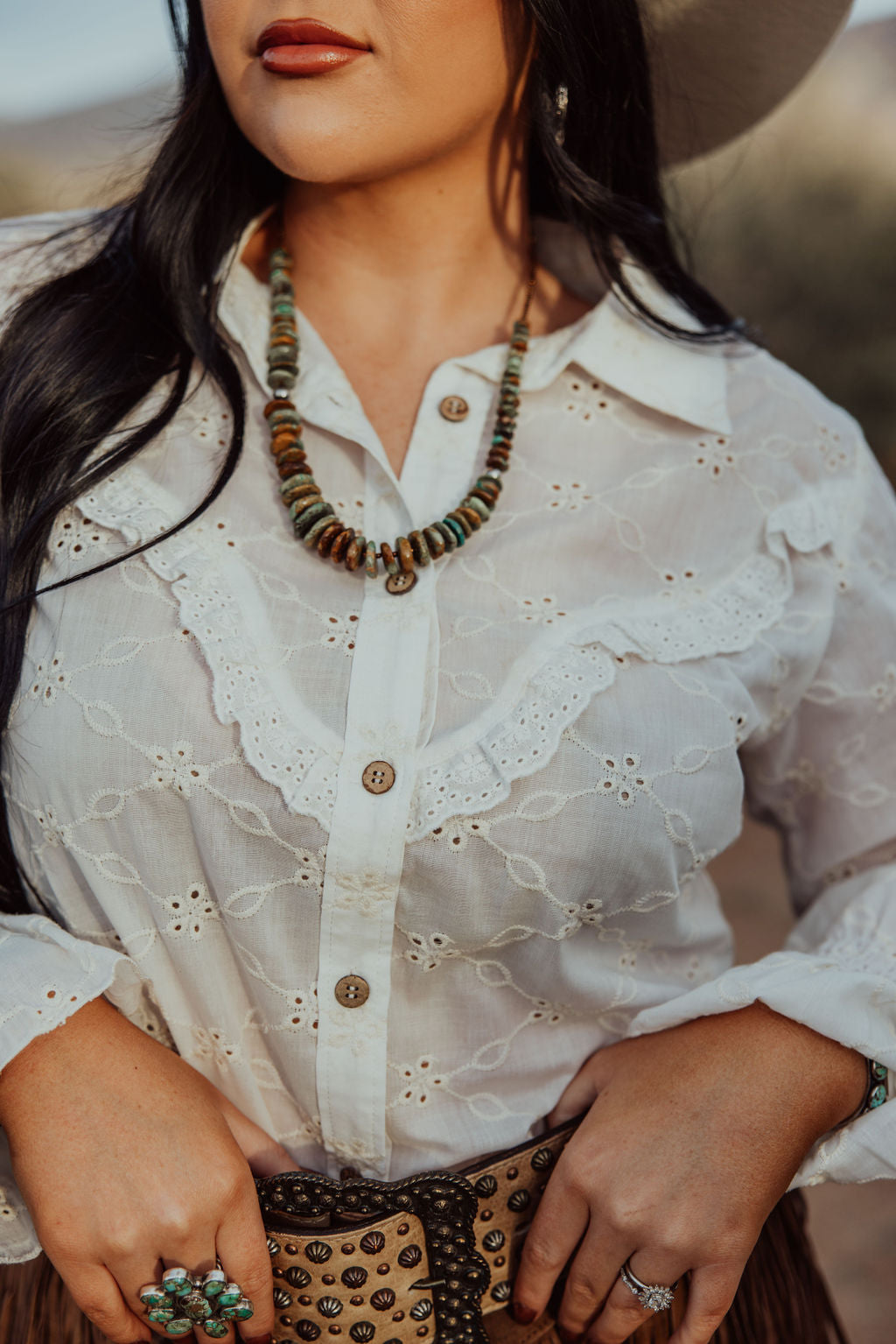 TH75 S180 IVORY RUFFLE TOP(1 Piece)