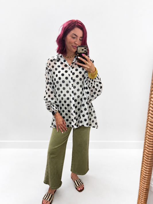TH2776 IVORY POKA DOTS (7 PIECE)