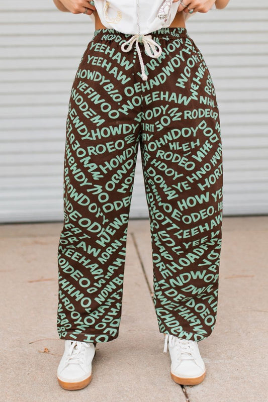 TH2107 MINT /BROWN HOWDY JEAN ( 7 PIECE)