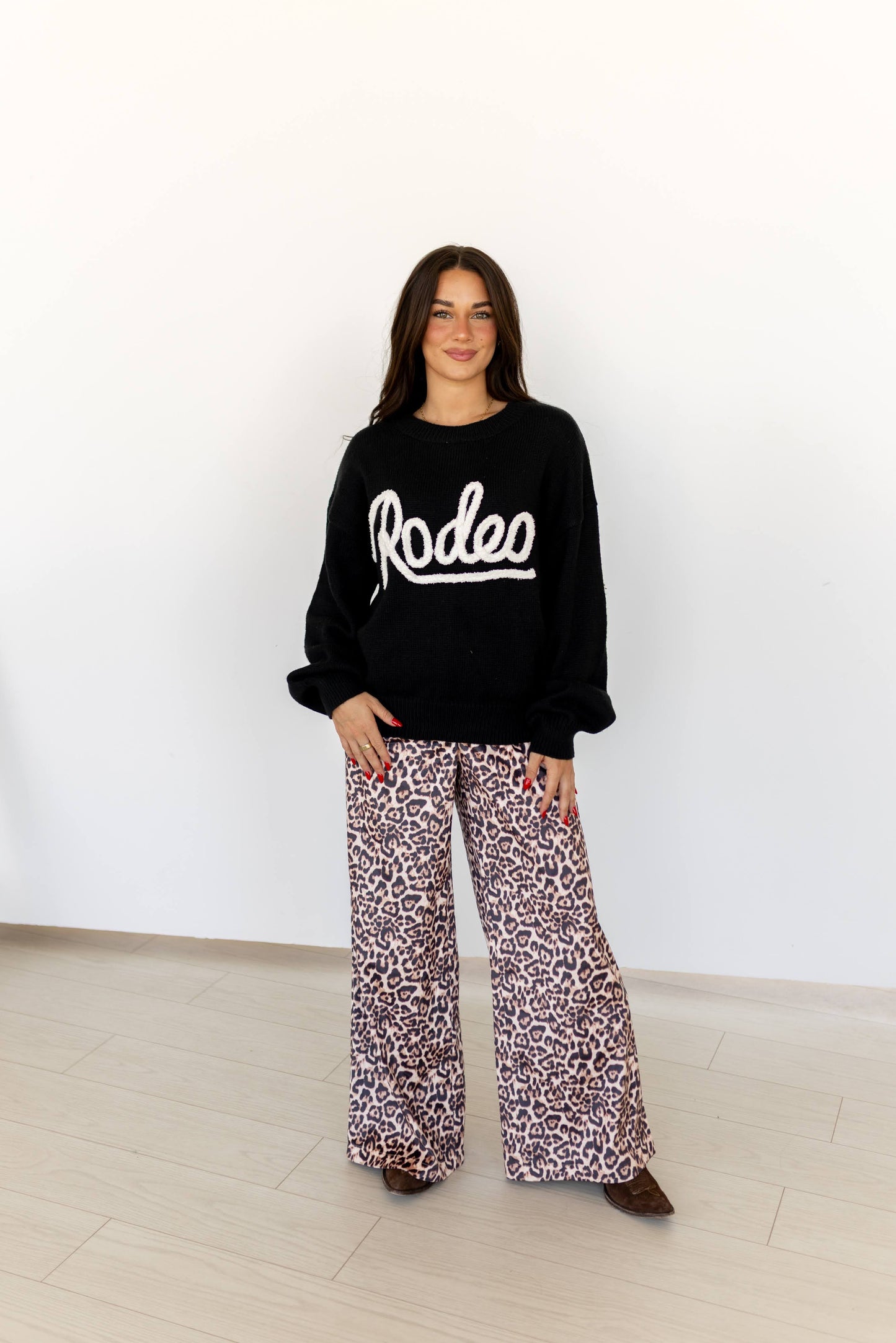 TH7100 S245 VELVET CHEETAH PANT (1 PIECE)