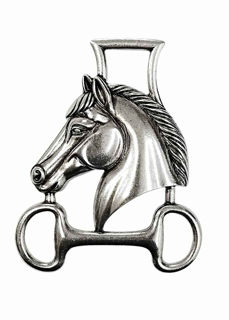 0080 SILVER WESTERN HORSE PENDANT
