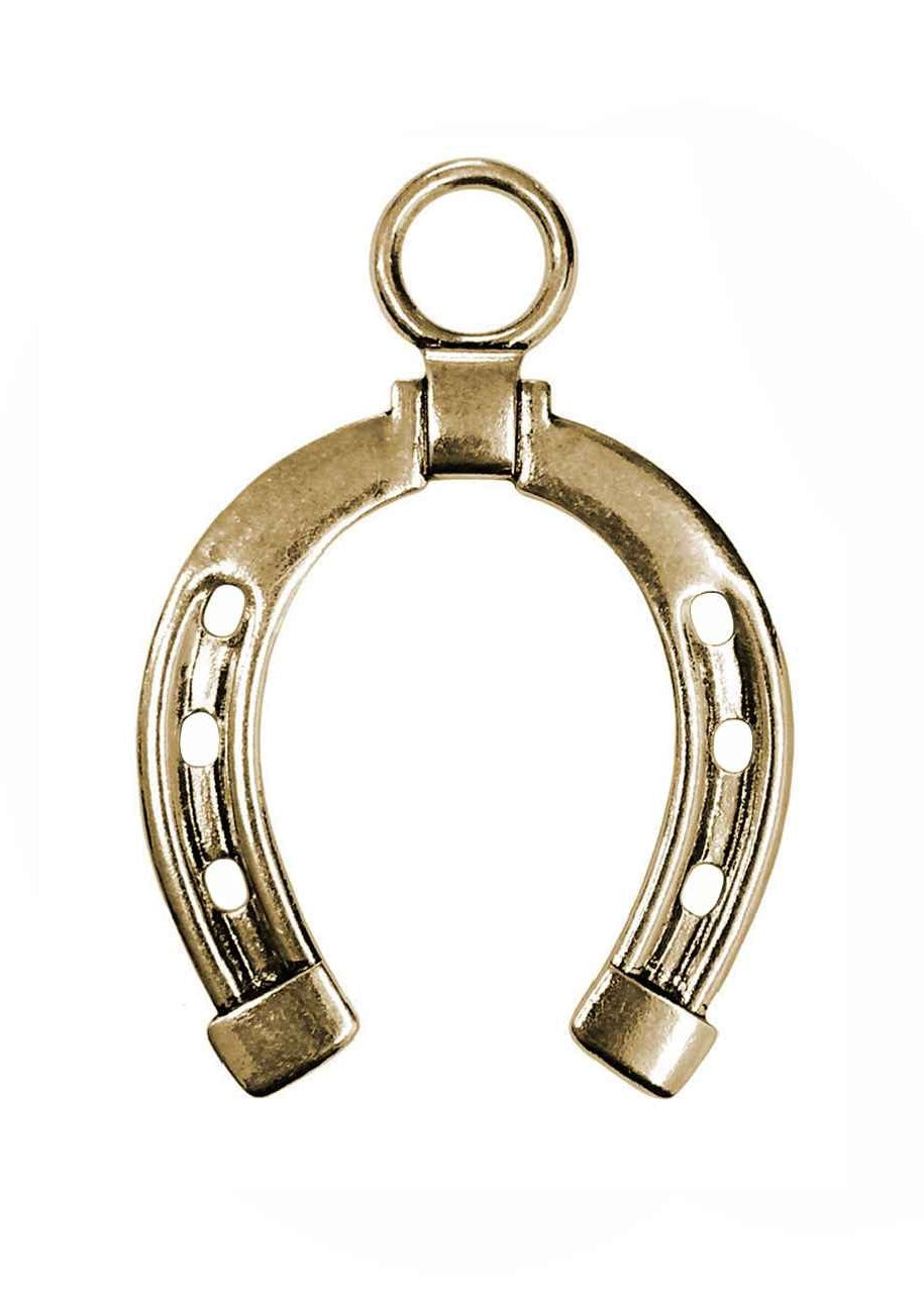 0081 AG WESTERN HORSE GROOVE PENDANT