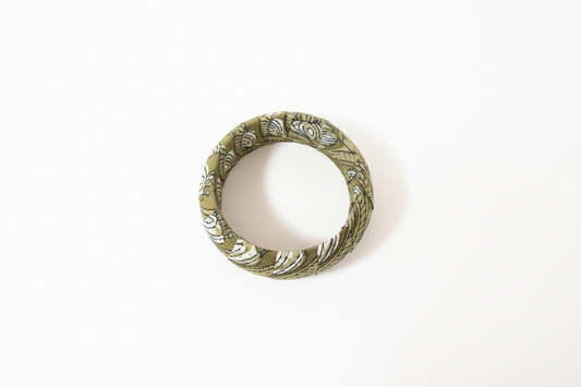 TH1154 FABRIC BANGLE - OLIVE