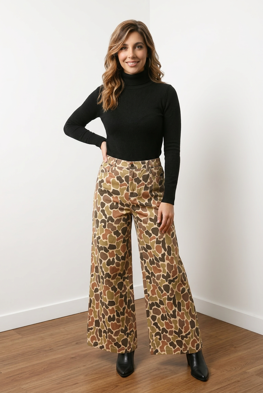 TH250 DUCK CAMO WIDE LEGGED PANTS (8 PIECE)