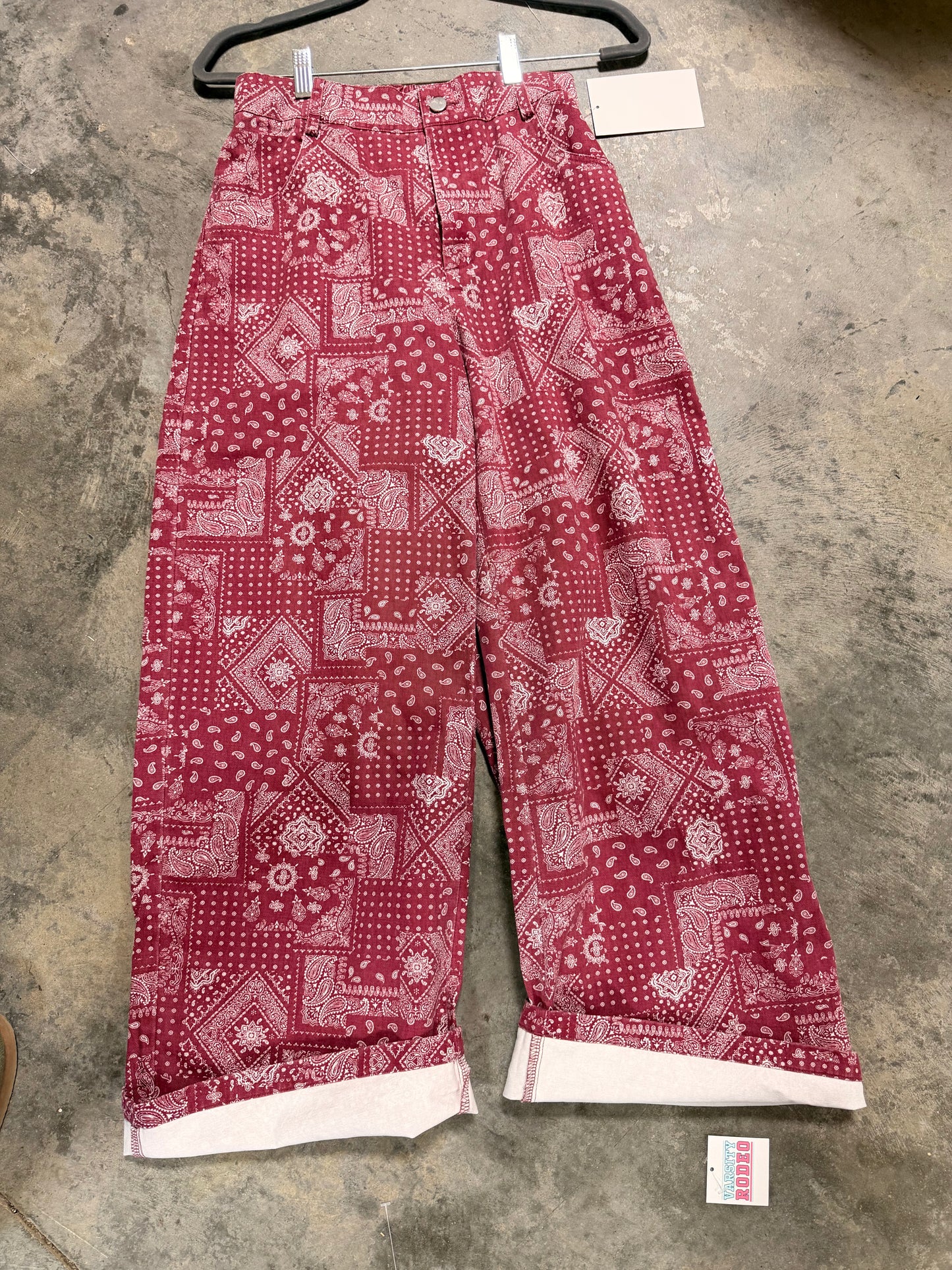 TH65 VINTAGE RED BANDANA (8 PIECE)