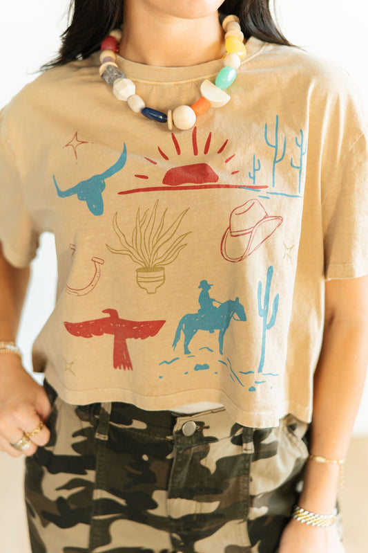 6662 HH241 MU Multicolor Mixed Bead Statement Necklace