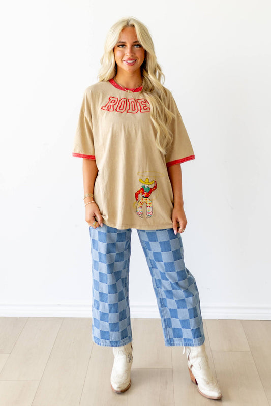 VR1 RED RINGER RODEO TEE(6 PIECE- WOMEN)