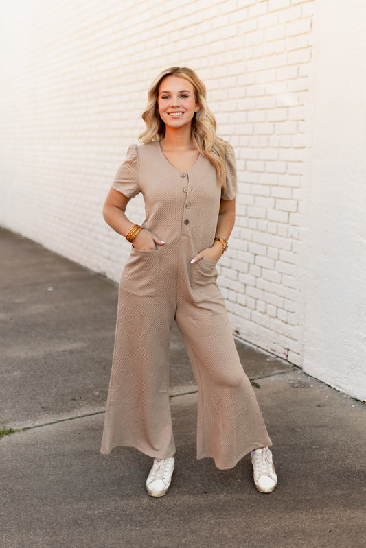 TH88 TAUPE QUILTED JUMPER (7 Piece)