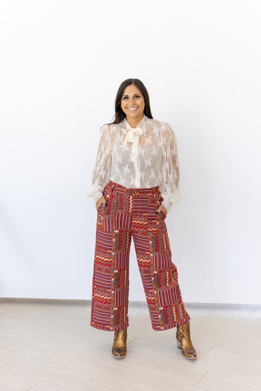 TH56 RED PATCH PANT (8 Piece)