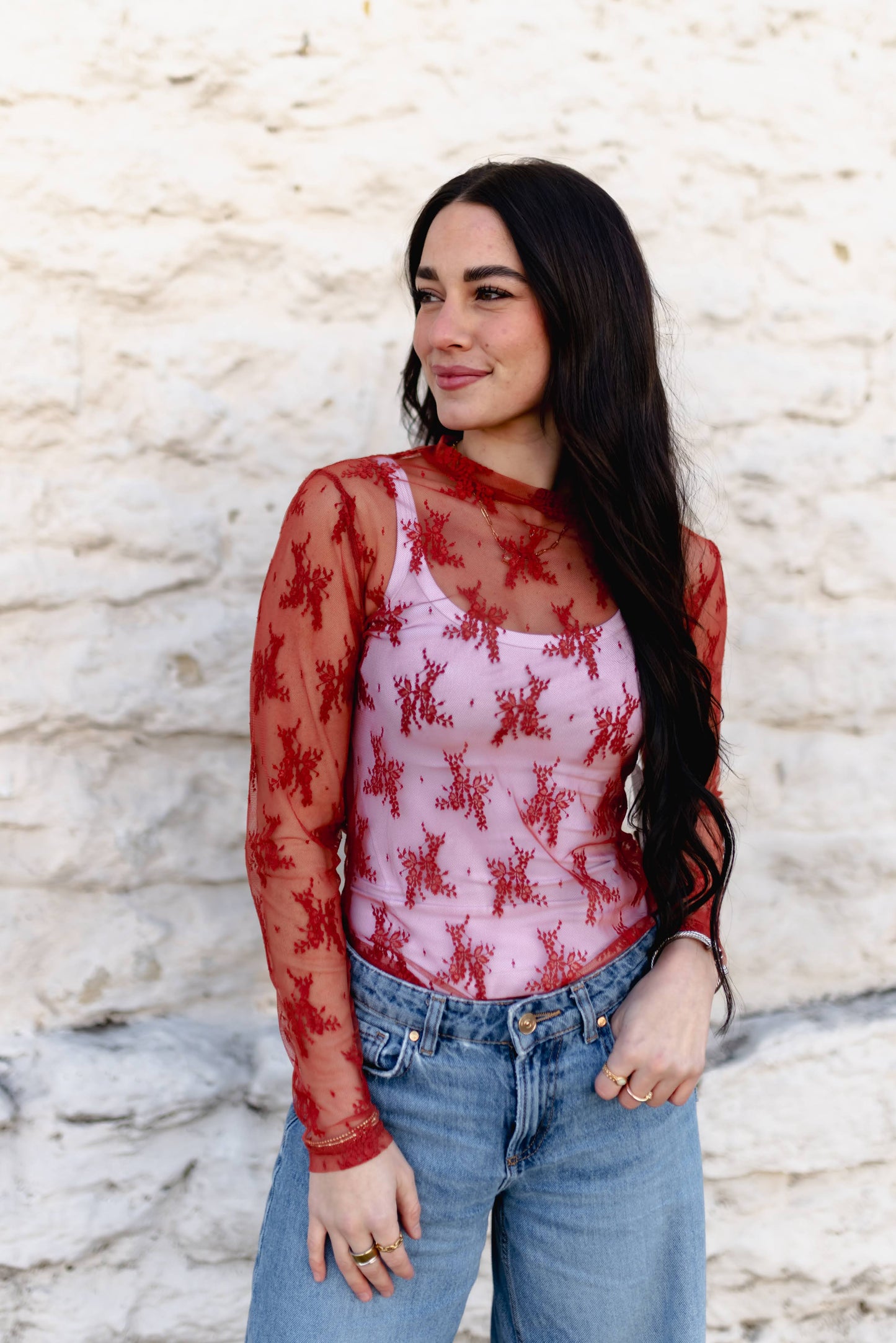 TH1221 R14 LACE TOPS RUST (7 Piece)