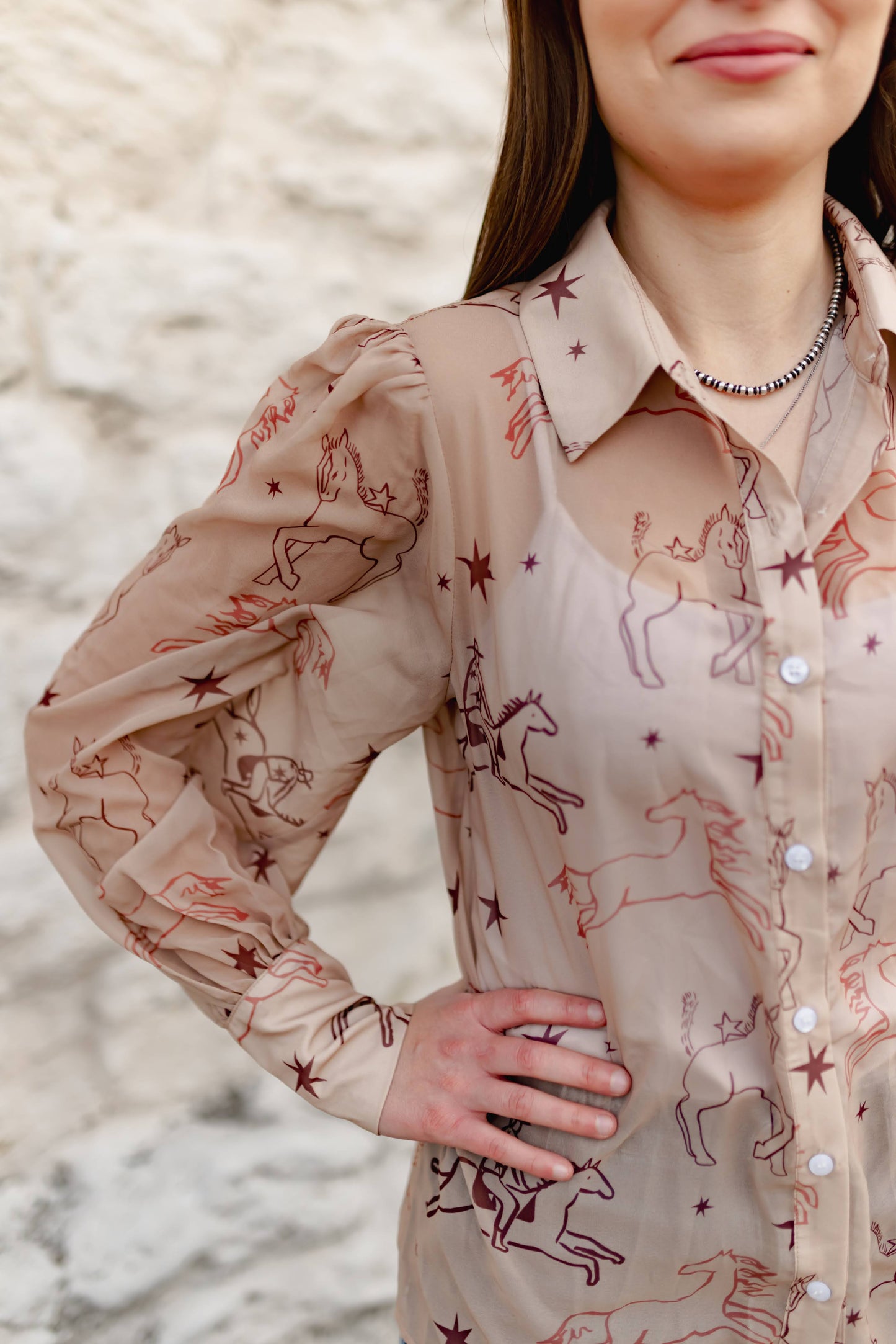 TH11 HORSE STAR BLOUSE (7 Pieces)