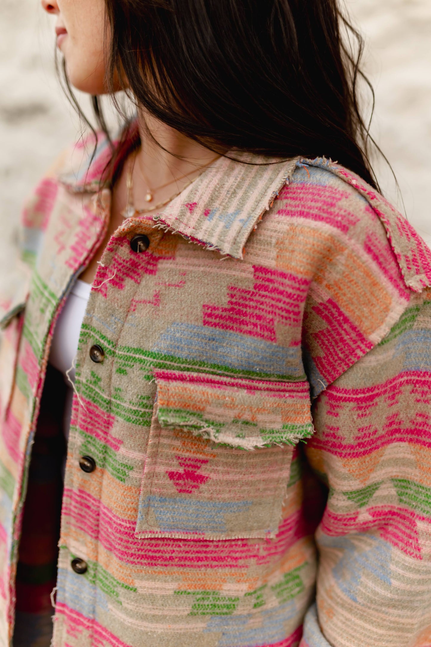 TH1210 MULTI AZTEC JACKET (7 Piece)