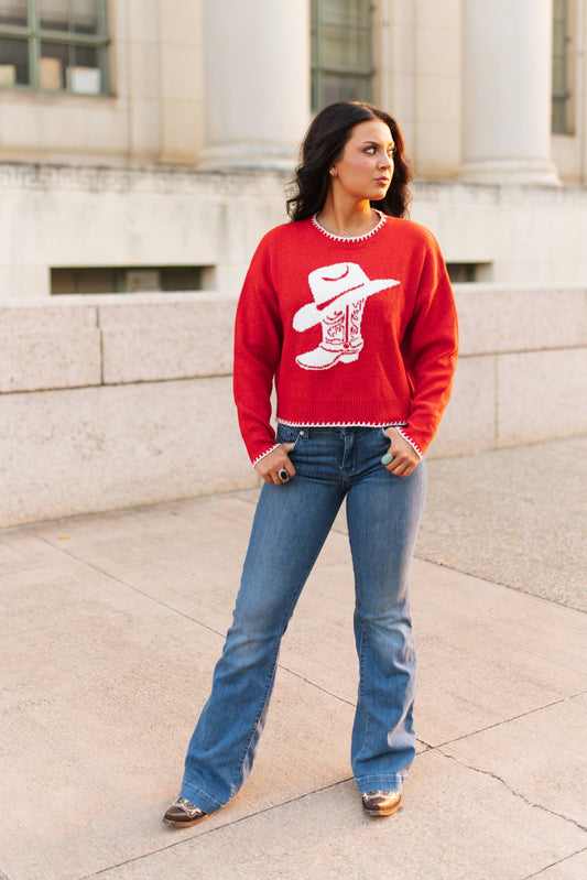 TH6942 BOOT HAT RED (7)