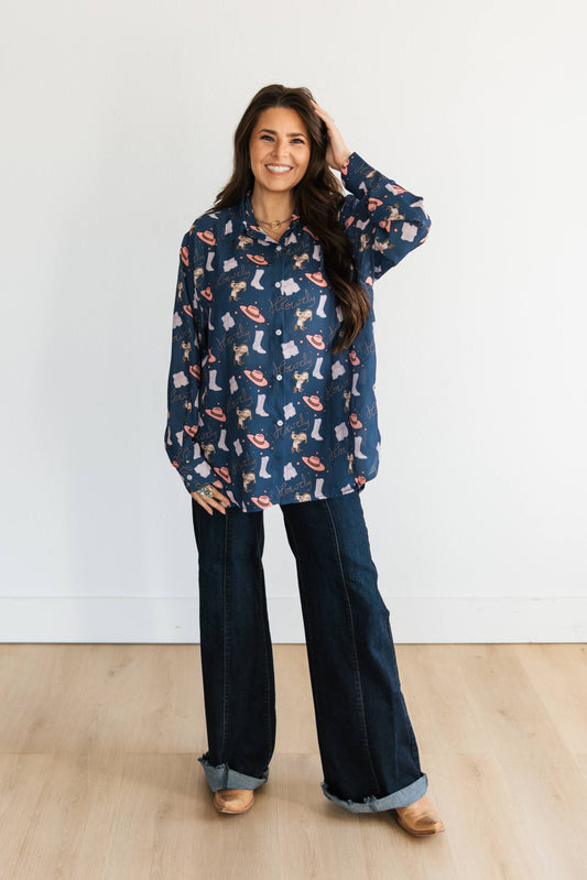 TH38 BLUE COWGIRL (7 Piece)