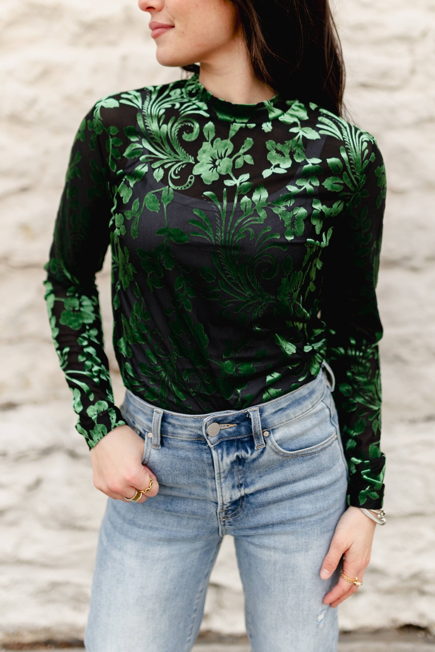 TH1221 GREEN VELVET (7 Piece)