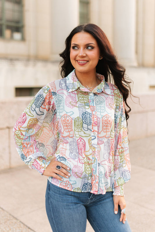 TH23 MULTI BOOT BLOUSE(7 Pieces)