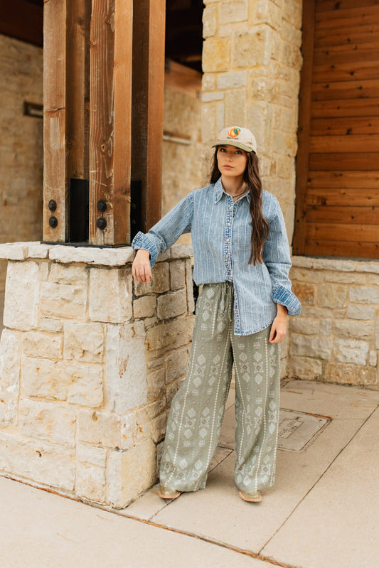 TH2109 OLIVE AZTEC (7 Piece)