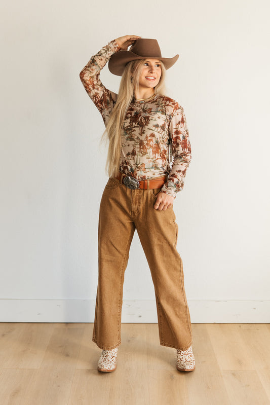 TH1221 ORIGINAL COWBOY MESH TOP (7 Piece)