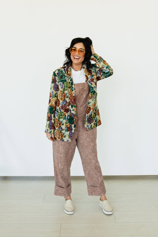 TH1200 FLORAL BLAZER WEAVED (7 Piece)