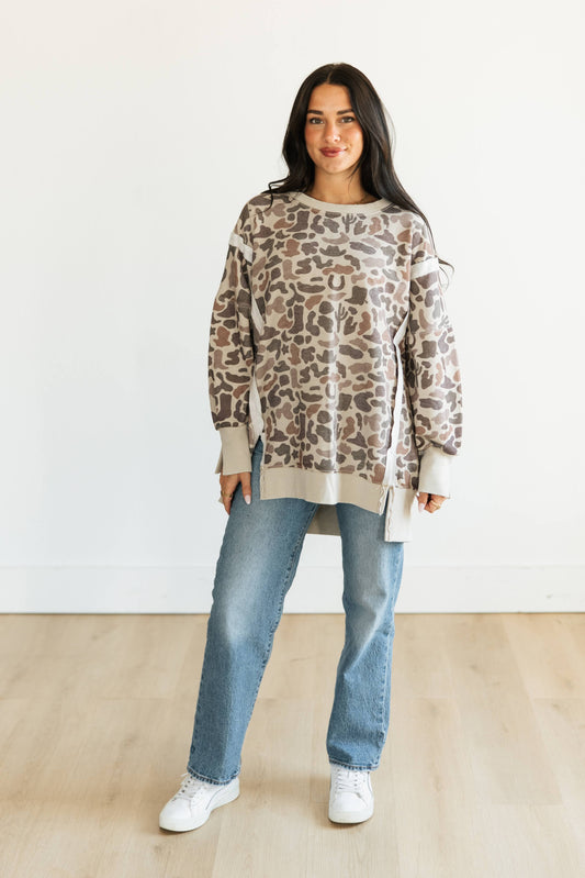 TH2308 WESTERN CAMO SWEATSHIRT (7 Piece)
