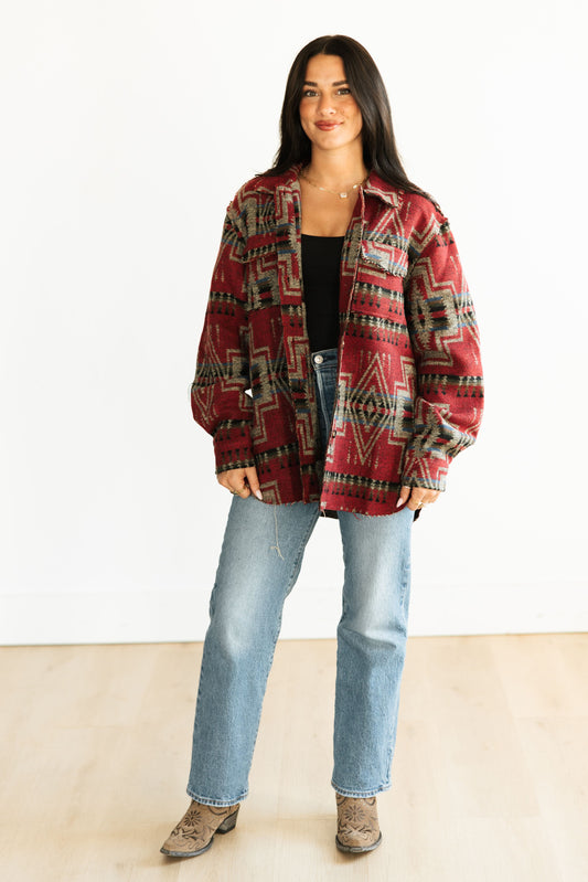 TH1210 RUBY AZTEC JACKET(7 Piece)