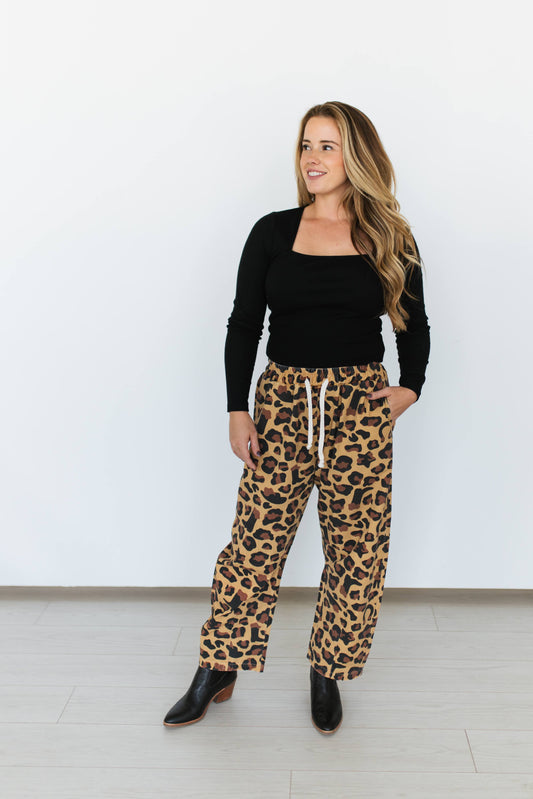 TH2107 WESTERN CHEETAH BARREL PANT (1 PIECE)