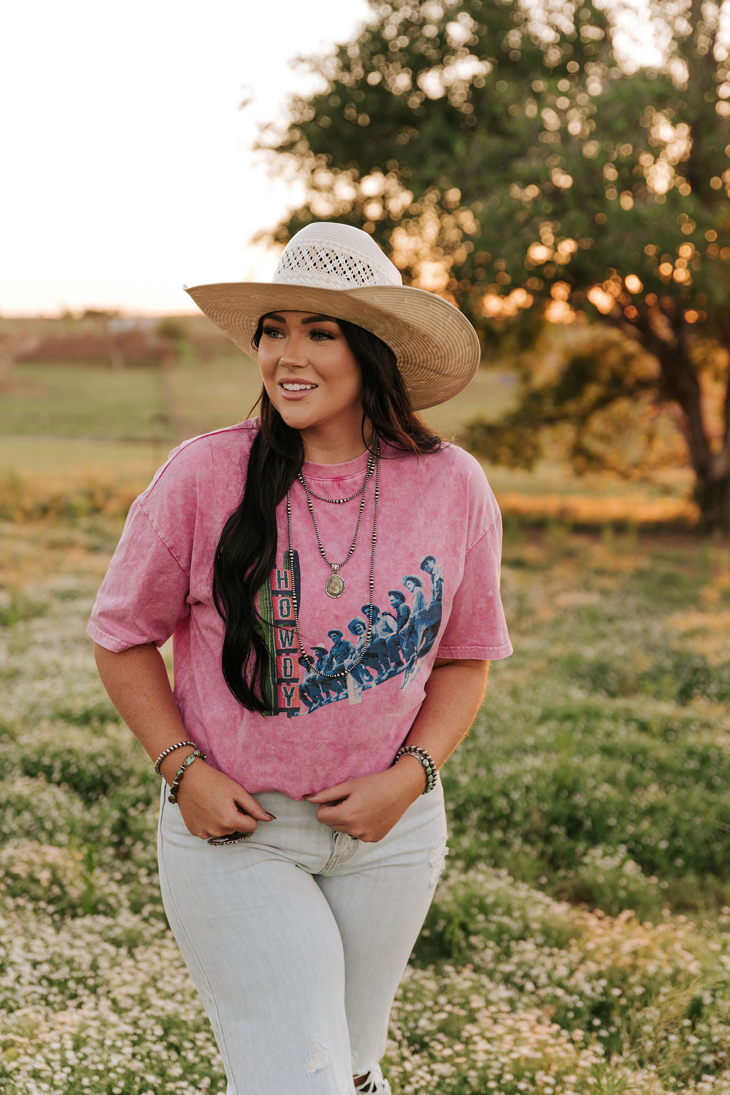 TH310 S217 HOWDY FENCE LINE TEE (1 Piece)