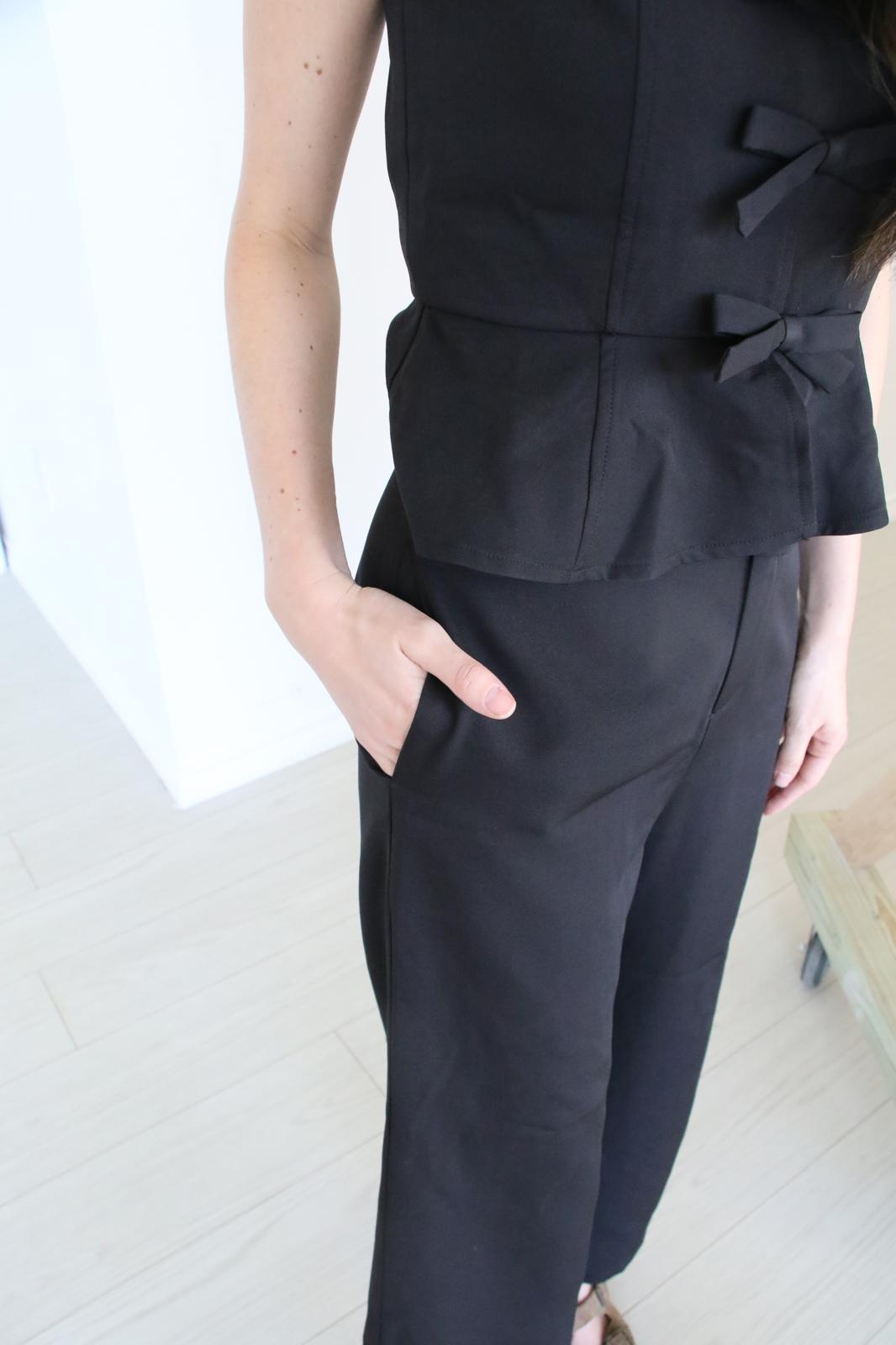 TH514 BLACK BOW PANT (1 Piece)