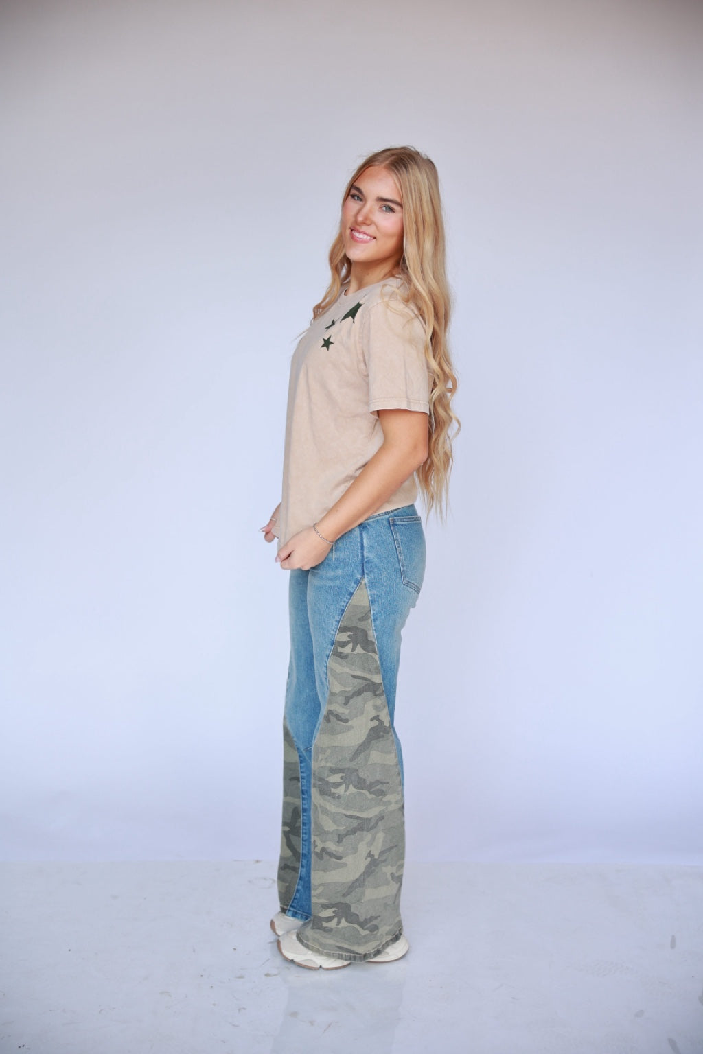 TH043 Camo Inlay Jean 8