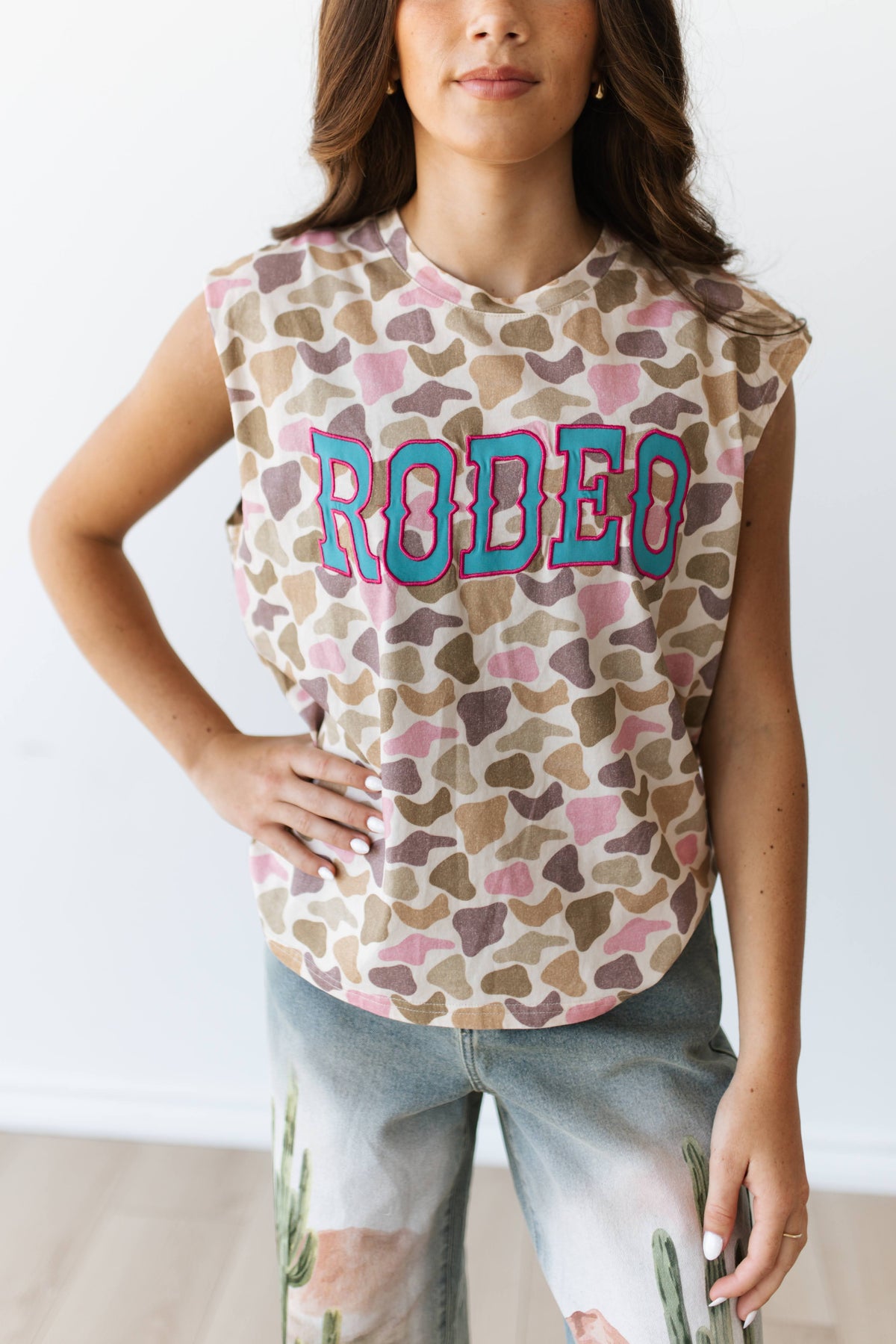 VR3 PINK DUCK CAMO "RODEO" TANK(7 PIECE- WOMEN)