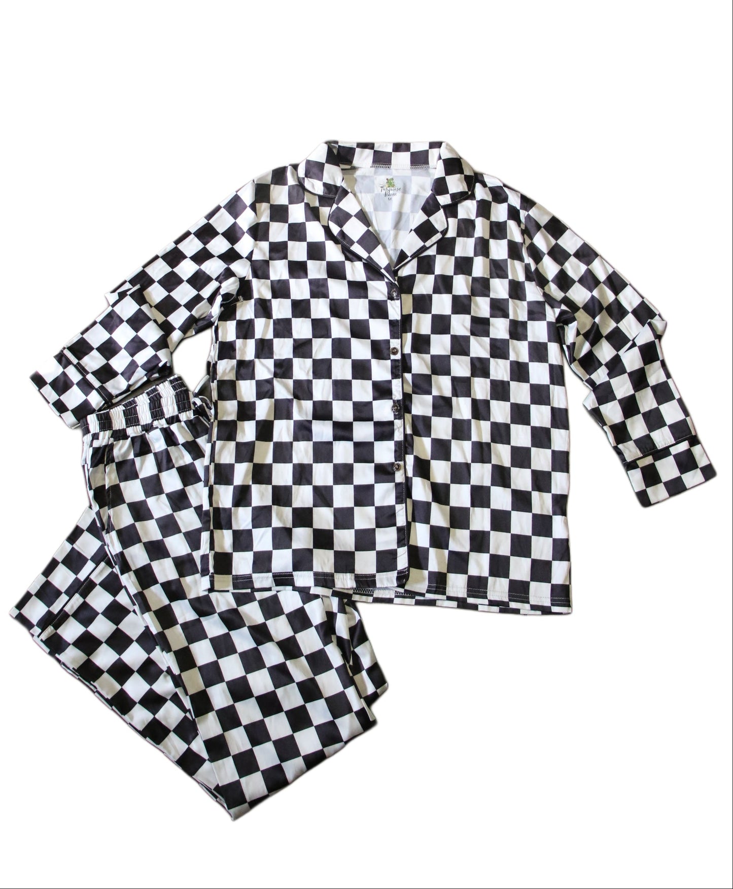 TH200 BLACK CHECKERED PJ (1 PIECE)