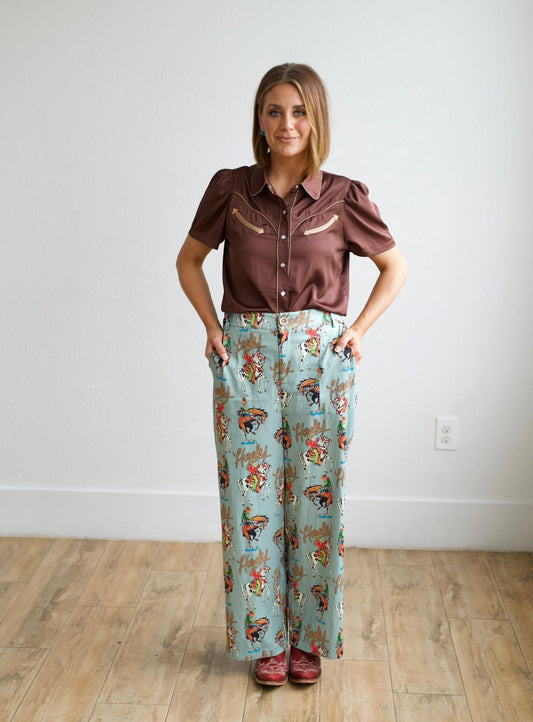 TH56 TEAL HOWDY PANT (8 Piece)