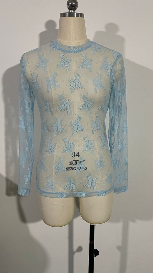 TH1221 NEW BABY BLUE LACE (7 PIECE)