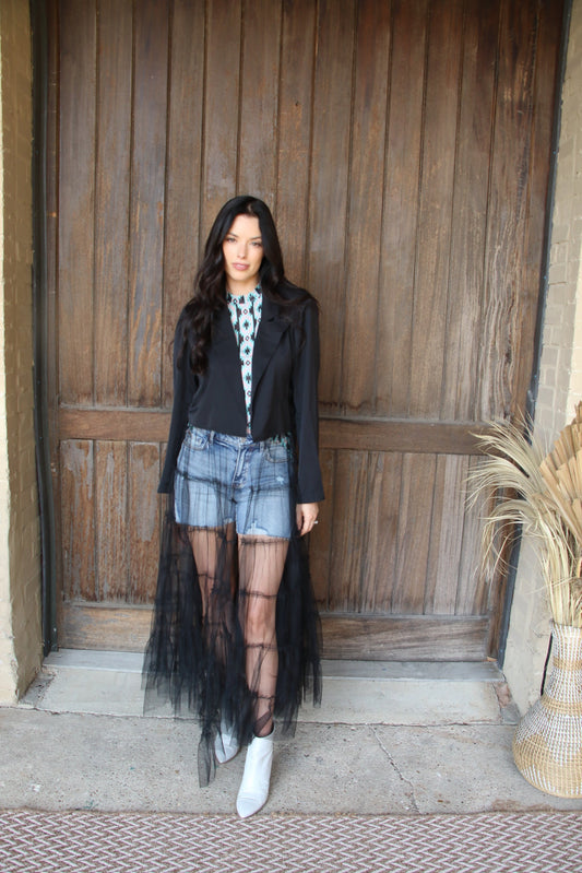 1201 BLACK BLAZERS W MESH (8) 2S-2M-2L-1XL-1 2X